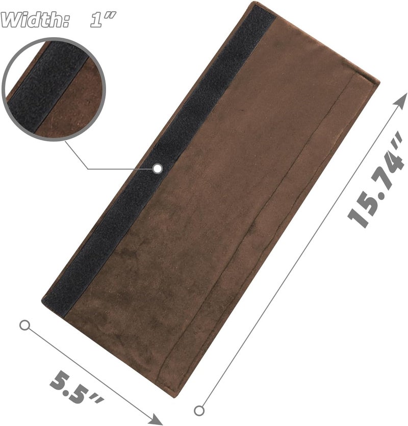 Daixers 3PCS Refrigerator Door Handle Covers Kitchen Decor Keep Appliance Clean Anti-Static Stains for Fridge Dishwashers Velvet (Brown) - Image 3